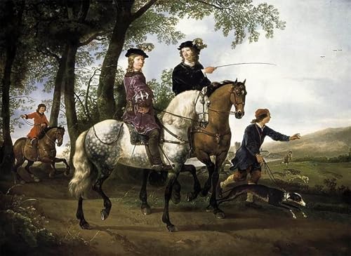Cuadro de lienzo Aelbert Cuyp de YIMACBJXX, arte de 60x90cm para decoración del hogar.