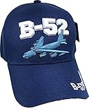 B-52 Bomber Sandwich Bill Mens Cap [Navy Blue - Adjustable]
