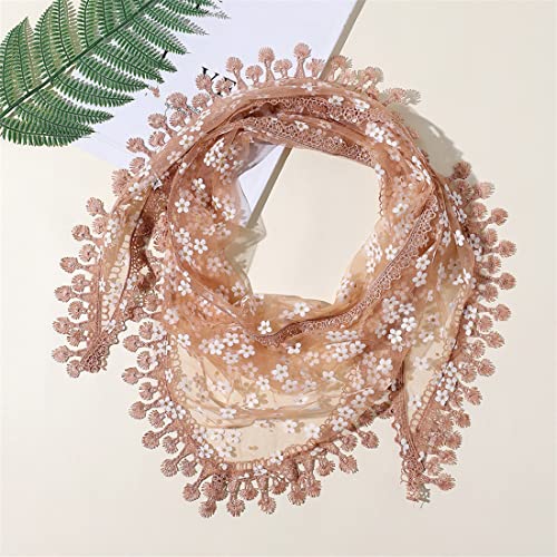 Women Catholic Lace Mantilla Head Veil Scarf Cathedrals Church Chapel Lace Head Covering Scarf3