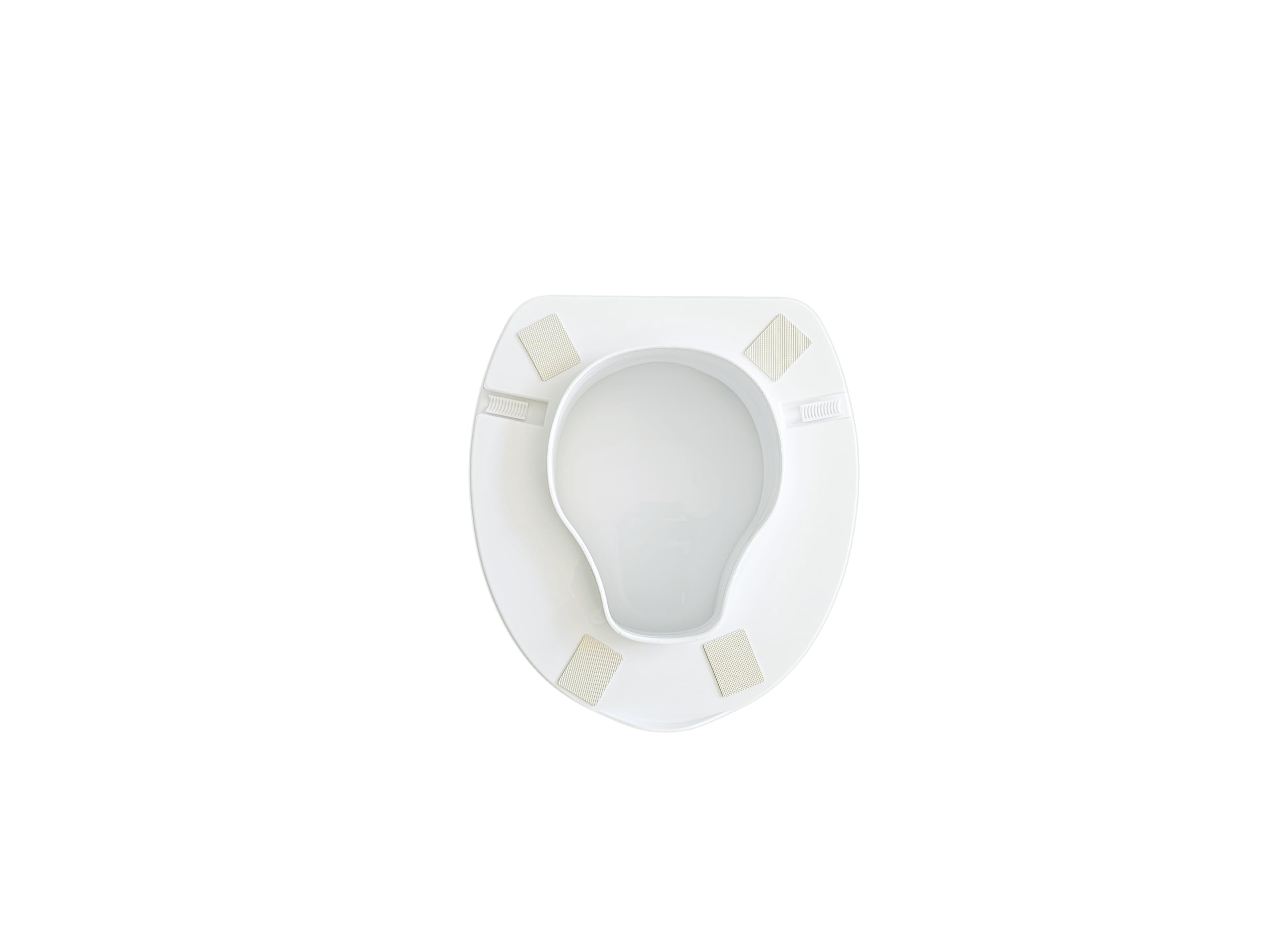Toilettensitzerhöhung 15cm mit Deckel von FabaCare, WC-Sitz Toilettenaufsatz bis 200kg belastbar, ergonomische Klo-Erhöhung, sehr robust,leicht, stabil, autoklavierbar