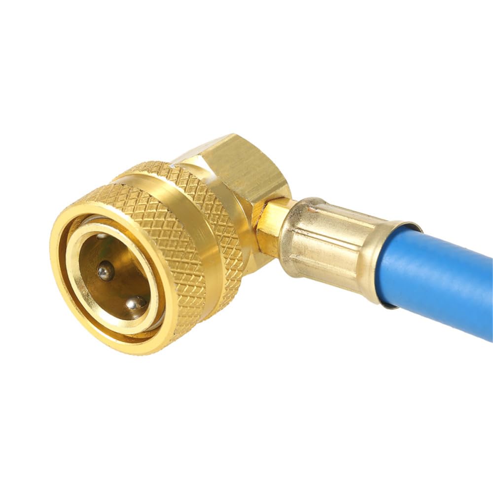Riloer R134A AC Car Aria Condizionata Refrigerante Ricarica Misuratore Tubo Set di Tubi Flessibili di Ricarica per refrigerazione con manometro