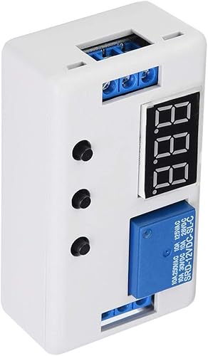 Miniatura 7 de Módulo ajustable del interruptor de control de la automatización del tablero del temporizador de la pantalla LED de 12V