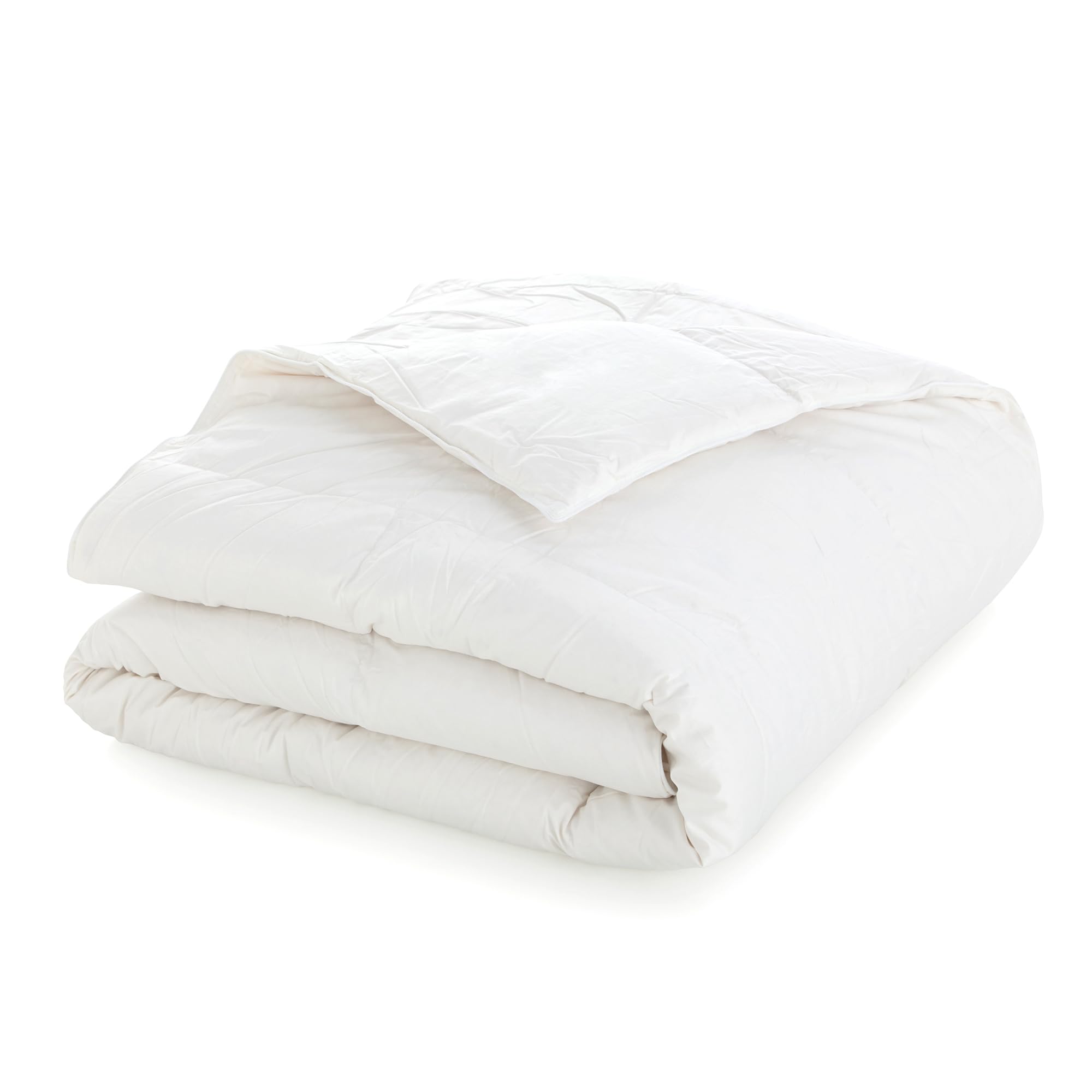 DUVEDECOR - Edredón Nórdico 150 x 220 cm, 90% Plumón y Pluma de Pato, Color Blanco, Higiénico y Confortable, Tejido de Algodón, Hipoalergénico, Fácil de Limpiar, Fabricado en España