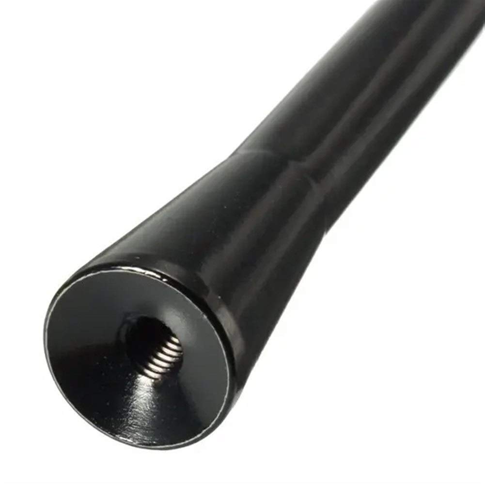 Antenna Auto A Pungiglione Ape, Nero, Flessibile E Anti-Rumore, Universale Con Filettature