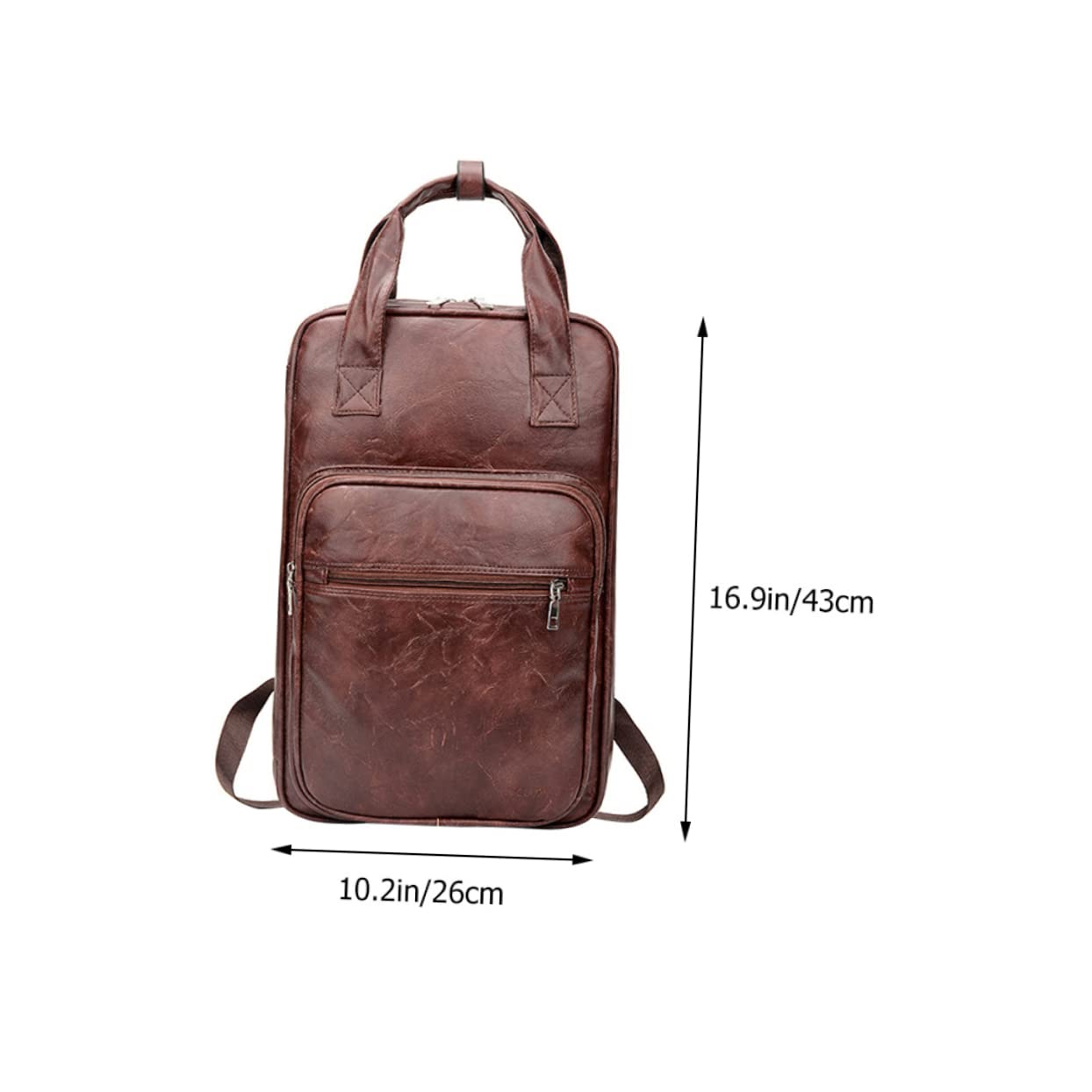 HEMOTON Custodia Portatile per Bacchette e Martelletti da Batteria, in Nylon 420d e Cotone, Tracolla, Leggera, per Sala Prove e Palco