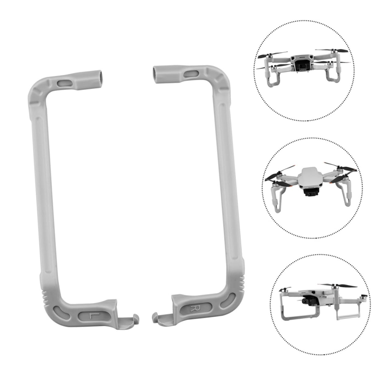 ifundom 3juegos Extensor De Altura para Drones Mini Aumenta Ligero y Estable Accesorio Multifuncional para Aterrizajes Terreno Irregular