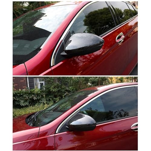Couverture de rétroviseur Buick Regal en fibre de carbone véritable haut de gamme