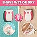 Electric Razors for Women, Shaving Machine for Private Area, Womens Electric Razor for Smooth Grooming, Female Bikini Trimmer Women for Pubic Hair, Lady Bikini Shaver (Color Varies)