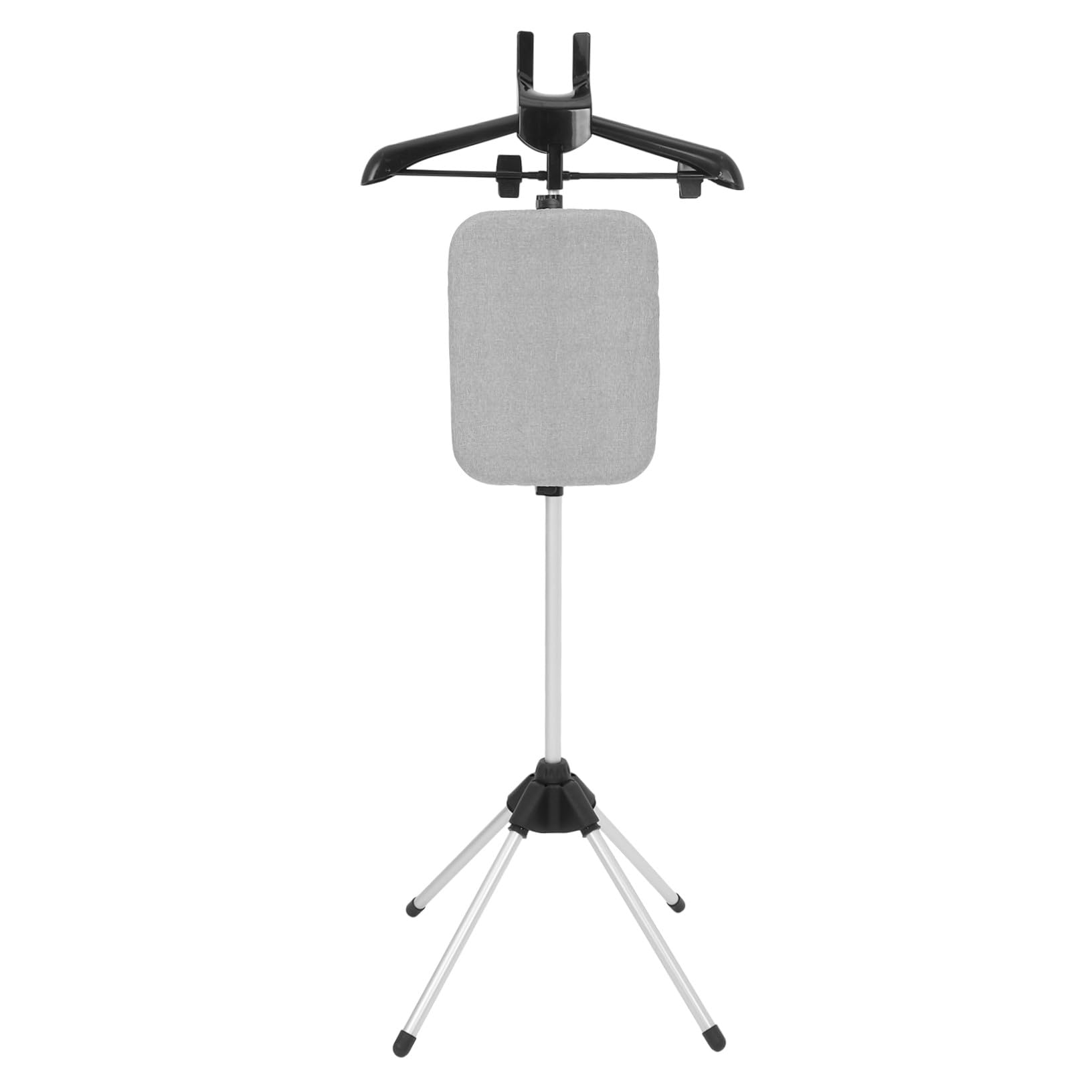 Cabilock Soporte de Planchado Plegable Telescópico Tabla Integrada y Base de Cuatro Patas, Ajustable de 90 a 160 Cm para Prendas y Ropa Fácil de Almacenar