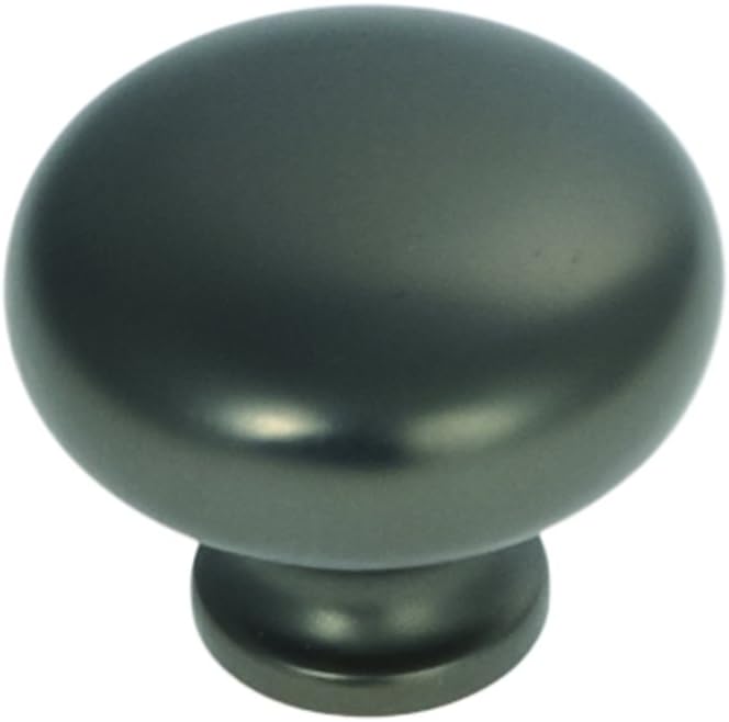 Hickory Hardware P771-BM 1-1/4-Inch Cottage Cabinet Knob, Black Mist