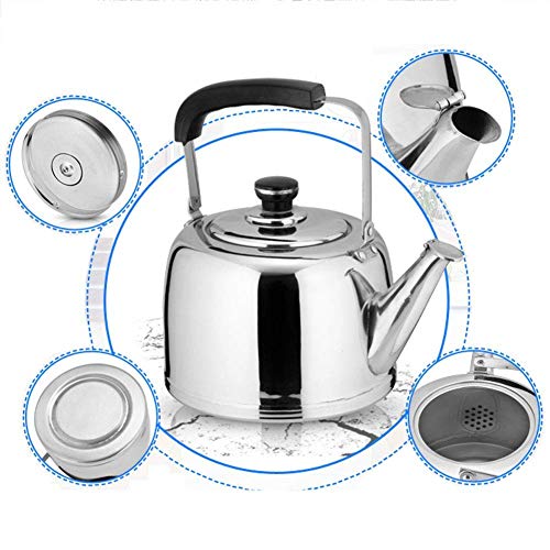 Induktion Traditionelle Herdplatte Kessel Spiegelpolitur mit Pfeife, geeignet für alle Kochfeldtypen