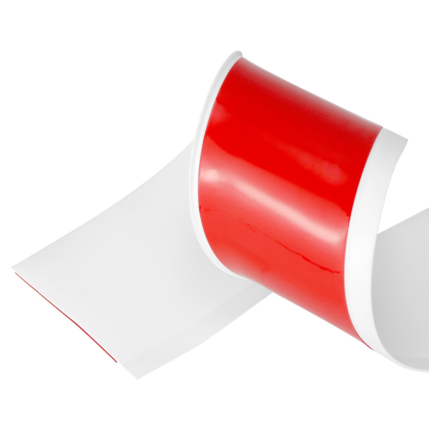 QWORK® 10m Zócalo Adhesivo Flexible - Zócalo PVC -10cm x 12mm - Estilo Minimalista - Blanco