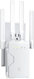 2026 New WiFi Extender Internet Booster for Home, Long Range up to 18ksq.ft, Wireless Internet Repeater Routers Signal Amplifier for Home, 15X Speed Access Point Ethernet Port, Mesh WiFi, 1-Tap Setup