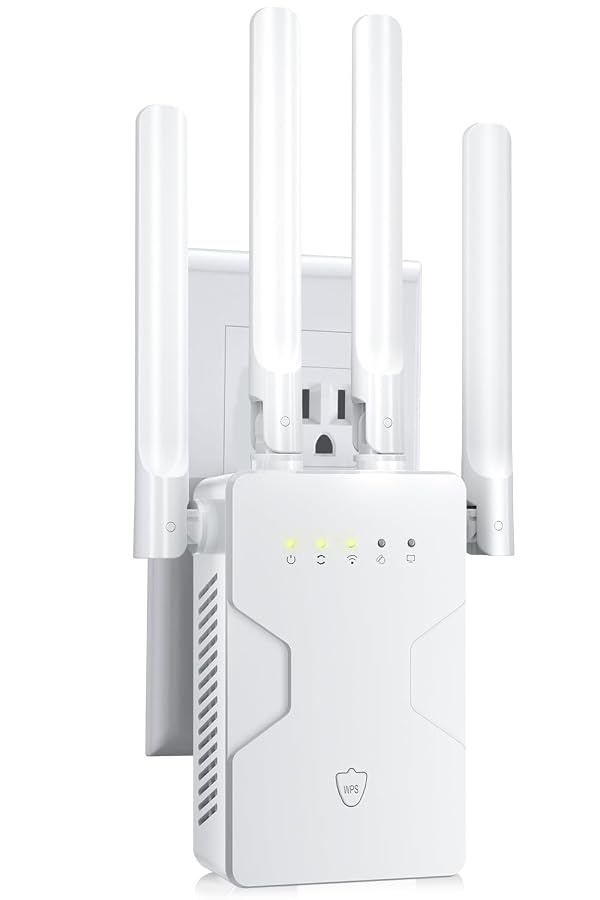 2026 New WiFi Extender Internet Booster for Home, Long Range up to 18ksq.ft, Wireless Internet Repeater Routers Signal Amplifier for Home, 15X Speed Access Point Ethernet Port, Mesh WiFi, 1-Tap Setup by Blapipla - Used condition - US$55.85