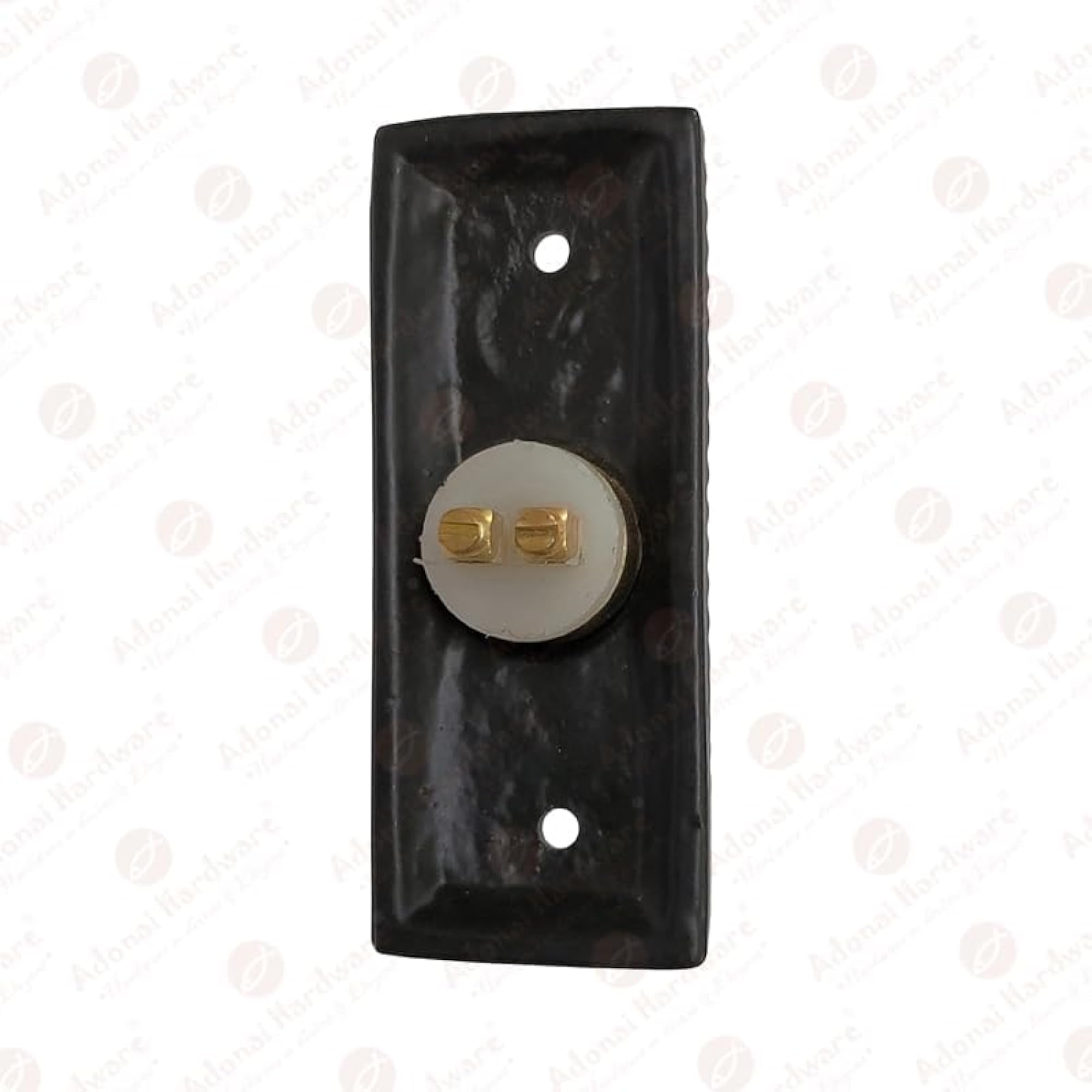 Rectangular Georgian Iron Bell Push