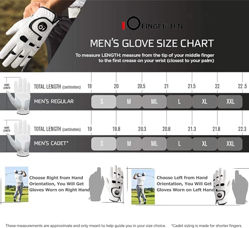 Guantes de golf resistentes al desgaste pack de 3 unidades weather_sof transpirables 3