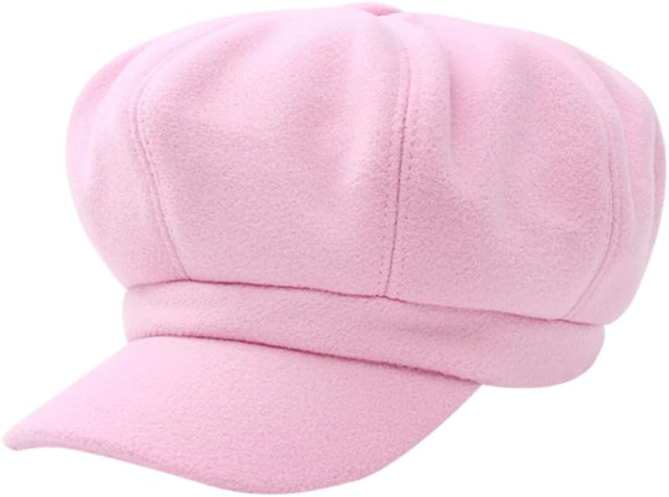 LIFKOME 2pcs Women Beanies Peaked Cap Stylish Woolen Beret for Fall Winter Accessories