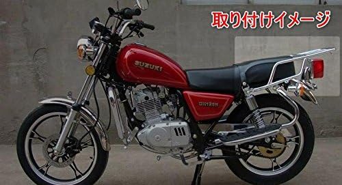 Amazon X Cars Gn125 Gn125h リアキャリア キャリア 荷台 メッキ シルバー キャリア 車 バイク