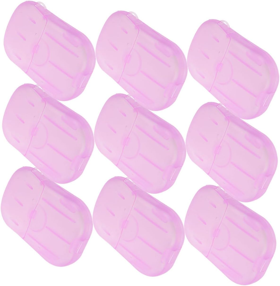 VICASKY Travel Soap Outdoor Soap for Camping Handwash Toiletries Hand Soap Slice Soap Flakes Violet