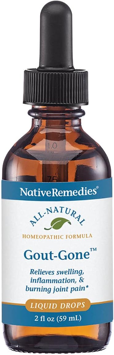 Gout-Gone - Natural Homeopathic Formula for the Joint Swelling, Redness and Discomfort of Gout - 59 mL