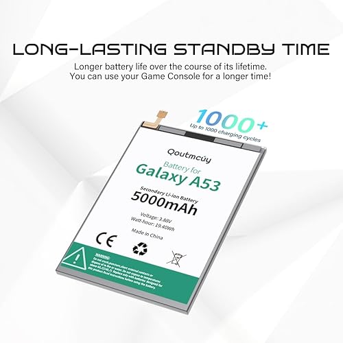 Miniatura 6 de Batería de repuesto para Samsung Galaxy A53, EB-BA336ABY Batería de repuesto para Samsung Galaxy A53 5G SM-A536 SM-A536U SM-A536U1 SM-A5360 SM-A536B