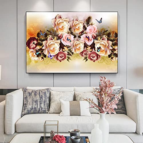Images d'art mural KEBIA, affiches et impressions de fleurs pour salon