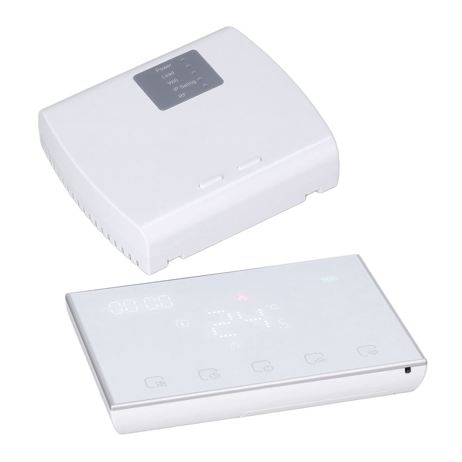 Termostat do podgrzewania wody Ekran dotykowy Sterowanie głosowe WIFI Bezprzewodowy termostat Programowanie czasowe USB 95‑230 V dla inteligentnych domów Centra handlowe Obiekty