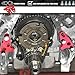 BILLFARO 2Pcs Oil Pump Alignment Tool,Billet Aluminium Oil Pump Guide Kit Tool Cam Swap Pickup Tube Girdle Brace Hold Down Installation Engines Tool for Gen V Lt1 Lt4 Lt5 L83 L86 L87 Engines (RED)