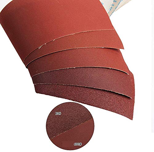 2 Rolls 80 Grits Sandpaper Roll Abrasive Sanding Roll Polishing Grinding Tools Used for Woodcarving Root Carving and Core Carving 10m x 100mm - Image 4