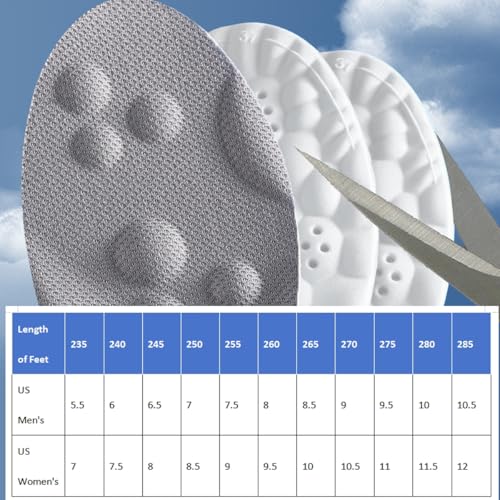 Plantillas 4D Cloud para Hombre, 2 Pares Talla US M 7.5-10.5 miniatura 5