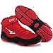 DAMANDO Women's Boxing Shoes, Lace-Up Fashion Wrestling Shoes for Female Wear-Resistant Squat Weightlifting Shoes,Red,7