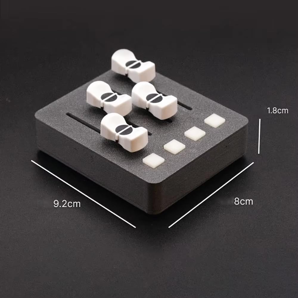 EM-PO2 MIDI-Controller, 4 Fader & 4 Tasten zur DAW-Steuerung, für Musikproduktion & Streaming | EM-PO2 , für Musikproduktion & Streaming