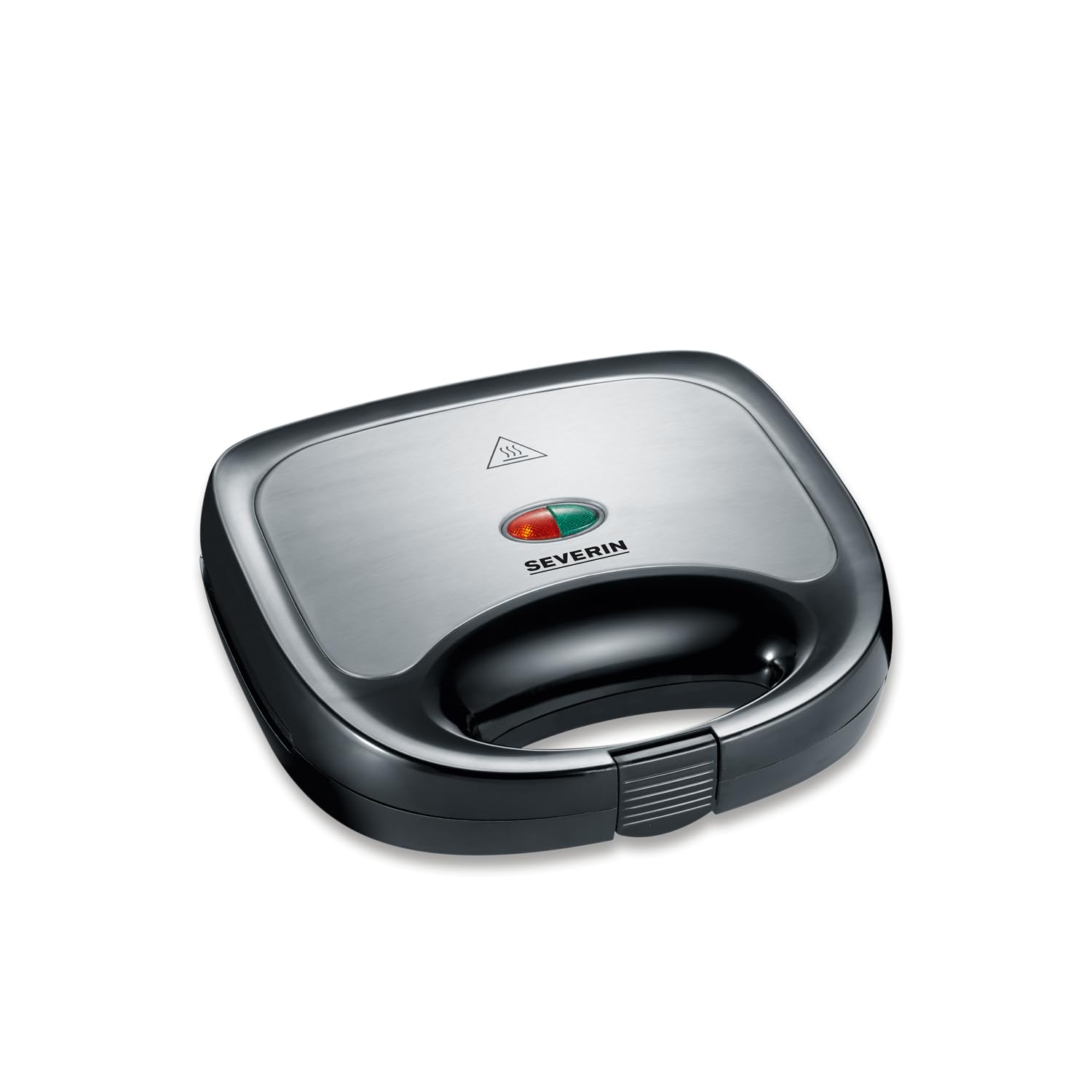 Severin SA 2969 Sandwich Toaster con Inserti Acciaio Inox, 600 W, Nero