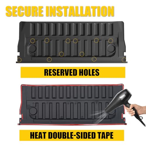 Image of Truck Bed Mat Compatible with 2024 2025 2026 Ford Ranger 5FT Bed Liner Protector Tailgate Protector Cargo Mat TPE Cargo Linder for 2025 Ranger Accessories (Truck Bed Mat+Tailgate Mat)