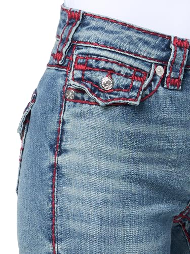 True Religion Women's Becca Mid Rise Boot Super T Flap​3