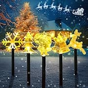 LED Коледен градински щепсел, 5 броя коледни...