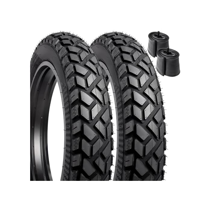 YunSCM 2-PCS 26" E-Bike Fat Tyres Heavy Duty Inner Tubes