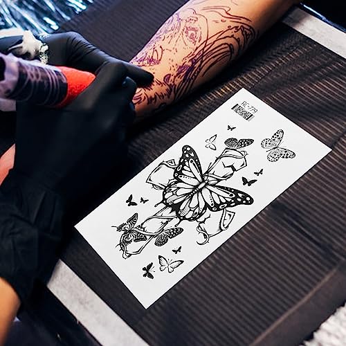 Beaupretty 20 Peças de Tatuagens Temporárias de Borboleta para Mulheres Homens E Meninas Adesivos de
