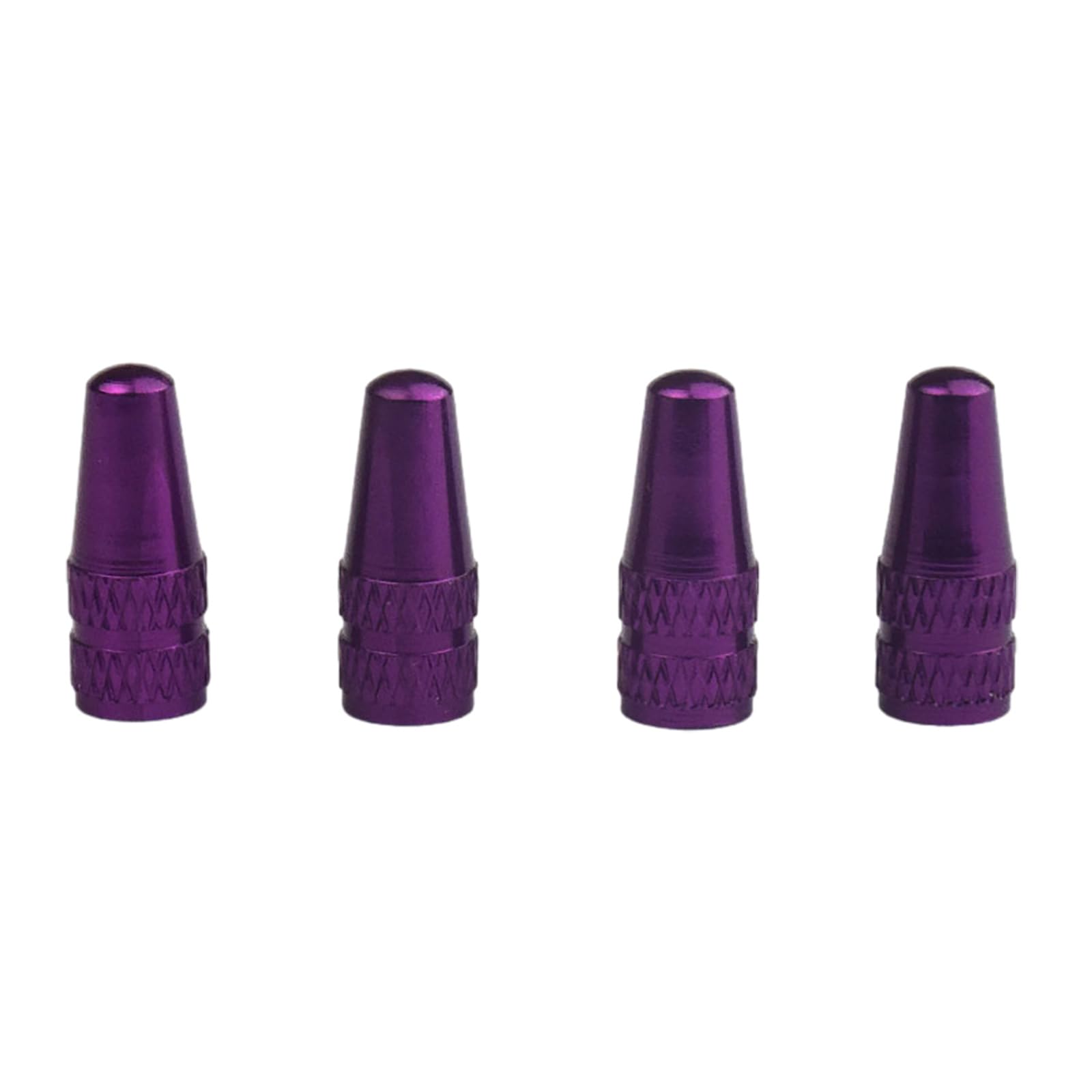 Yazhuq 4pcs Bike Tire Caps Aluminum Alloy Bike Tire Caps Air Covers Caps for Mountain, Road Bicycles