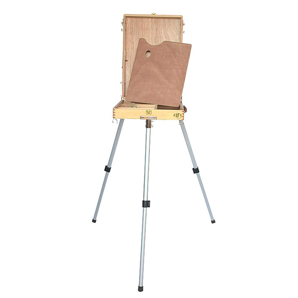 Tragbare Staffelei Für Kinder Und Erwachsene, Aluminium-Stativ, Skizzenkasten Mit Schublade, Schultergurt, Leinwand-Display,