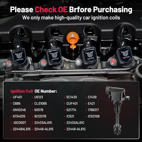 Image of BDFHYK Ignition Coil Pack UF401 for Nissan 350Z 2003-2007