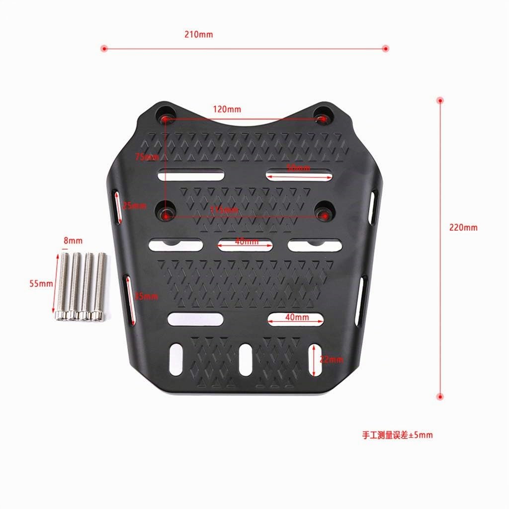 KIMISS estante trasero de la motocicleta CNC de la aleación de aluminio para PCX 125 150 2014-2019, Marcos y accesorios