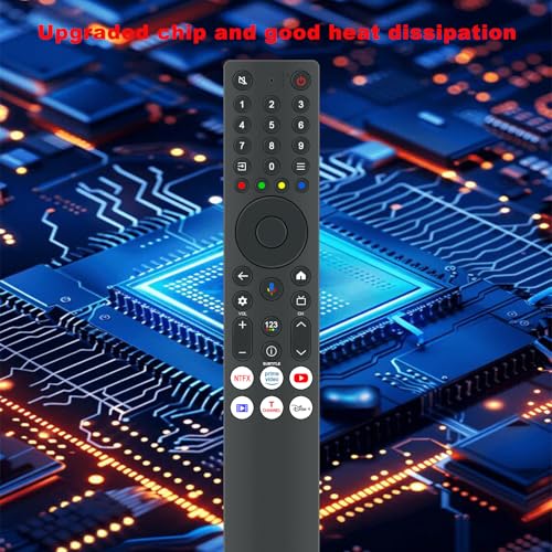 Télécommande vocale TCL avec microphone intégré pour TV QLED 4K HDR