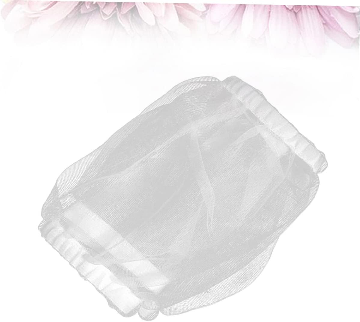 VANZACK 1pc Lightweight Mesh Bird Cage Cover White Breathable Netting for Parrots Easy to Install and Scatter Birdcage