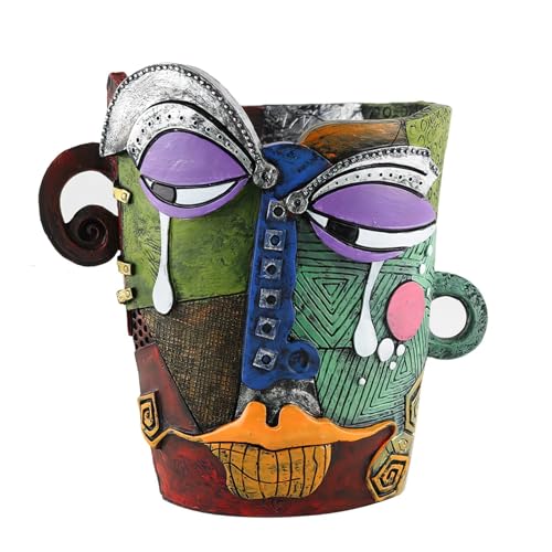 BJVF Picasso-Inspired Abstract Face Flower Pot | Unique...