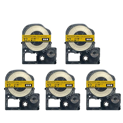 �L���O�W���p �e�v�� PRO �݊� �e�[�v�J�[�g���b�W SM12ZW 12mm ���S�� 5�Z�b�g ���^���b�N���e�[�v ������