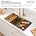 Sarlai 32 Gold Undermount Kitchen Sink - 32
