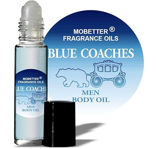 MOBETTER FRAGRANCE OILS Blue Coaches - Aceite corporal con fragancia de colonia para hombre MOBETTER FRAGRANCE OILS Blue Coaches - Aceite corporal con fragancia de colonia para hombre