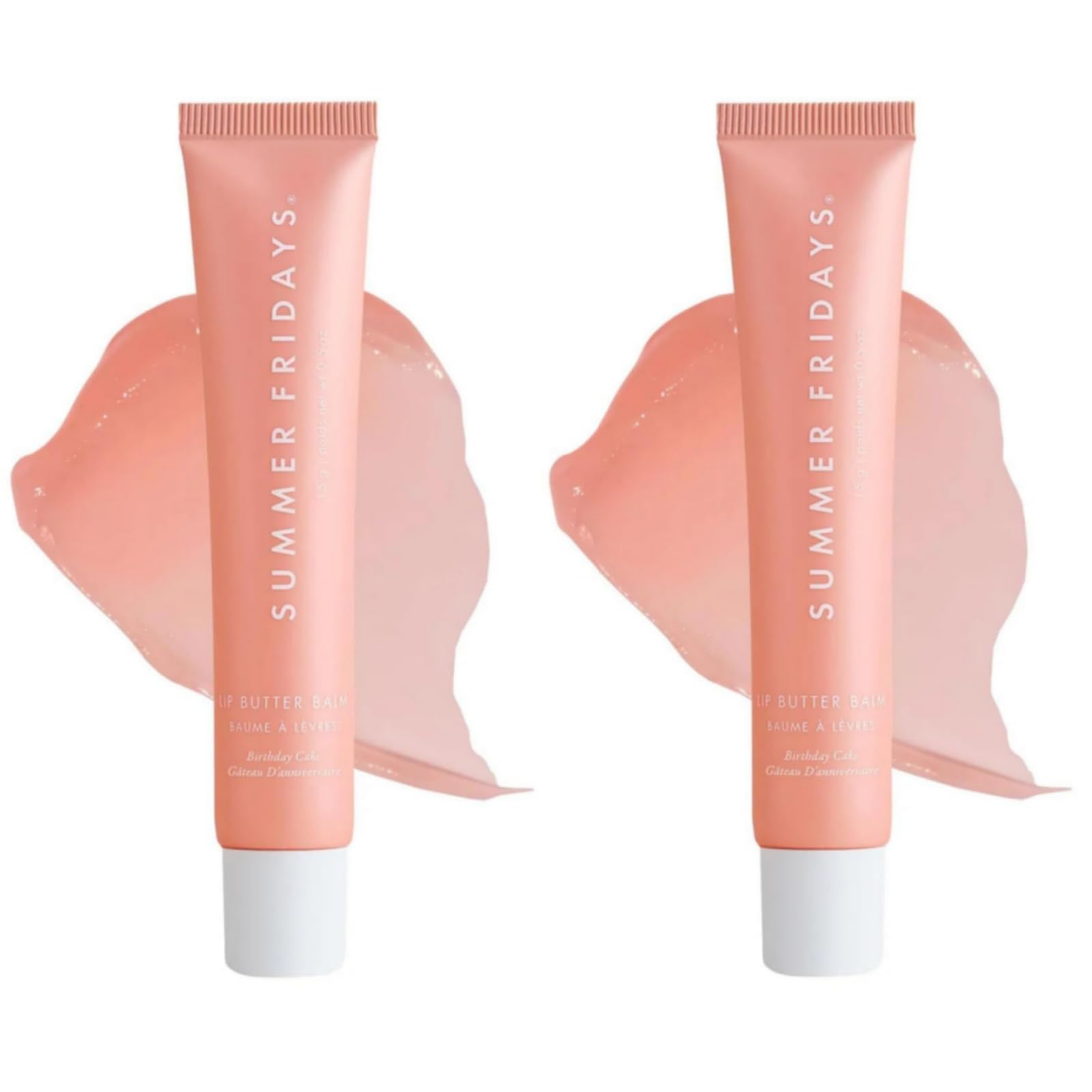 Summer Fridays Lip Butter Balm - Moisturizing Natural Lip Care, Conditioning Mask for Instant Moisture, Shine and Hydration - Sheer-Tinted, Soothing