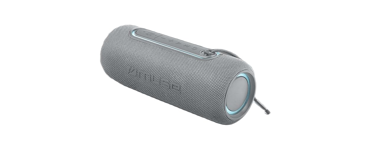 Cassa Bluetooth Portatile M-780 BTB Con Luci LED Colorate - 20W, Impermeabile IPX5, Batteria 10 Ore, Vivavoce, USB E AUX - Colore Blu - 2